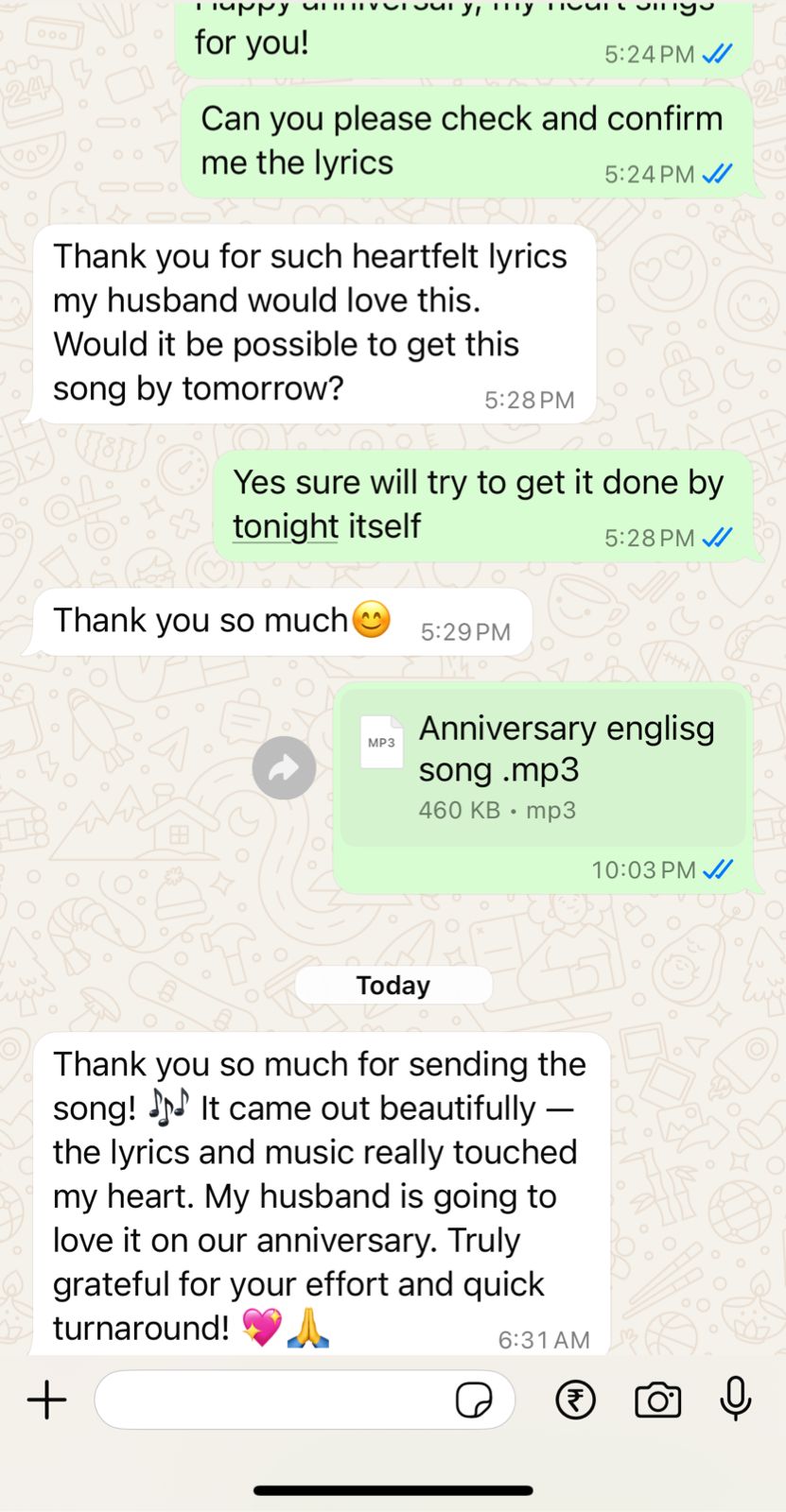 Client feedback 4